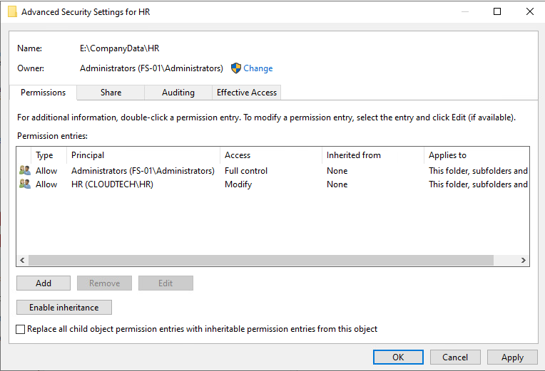 NTFS Permissions