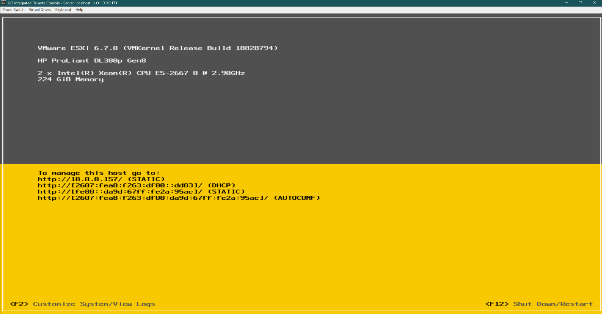 Static IP Configuration