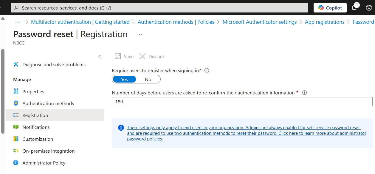 Force users to register